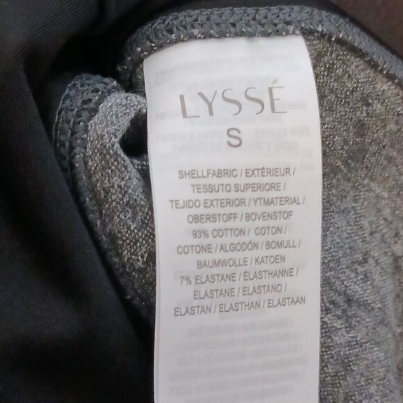 NEW‎ Lyssé Jacquard Leggings High Waisted Sculpting Fit, Charcoal Tabby, Size S - Picture 13 of 14